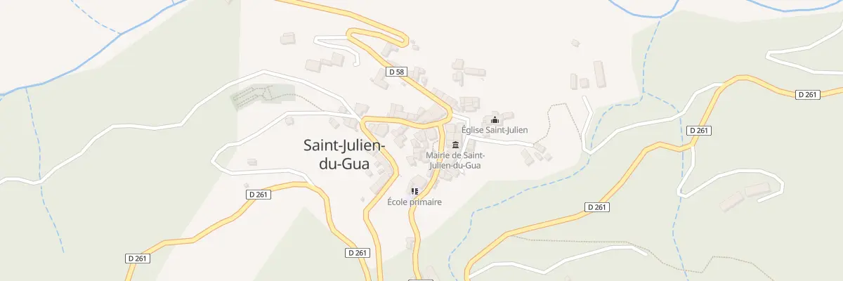 Plan du 5047 Le Village à Saint-Julien-du-Gua