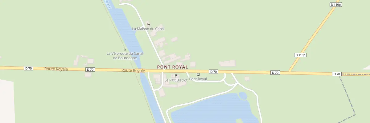 Plan du 8 Rte Royale à Clamerey