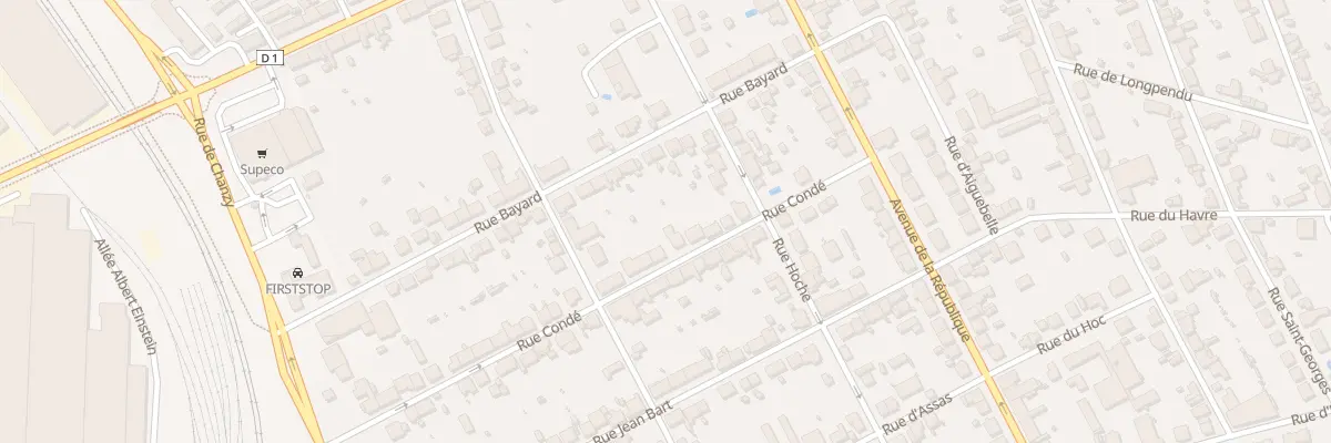 Plan du 41 Rue Condé au Creusot