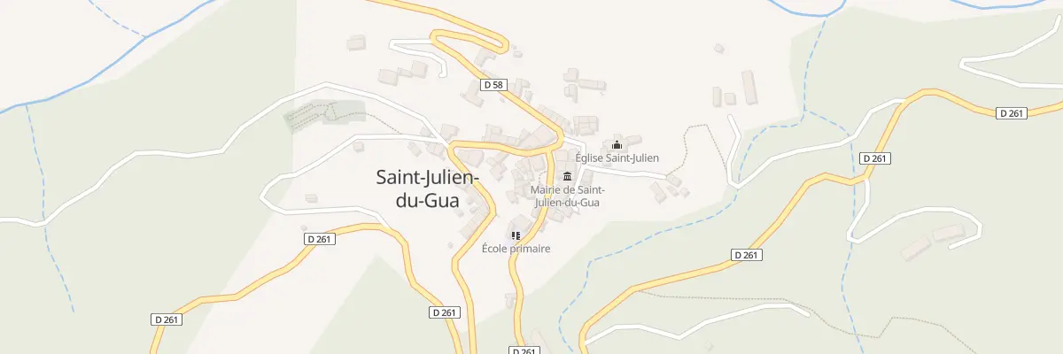 Plan du 5048 Le Village à Saint-Julien-du-Gua