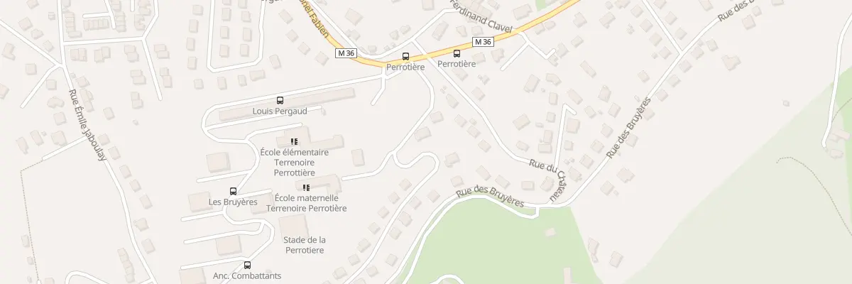 Plan du 5 Rue de la Perrotière à Saint-Étienne