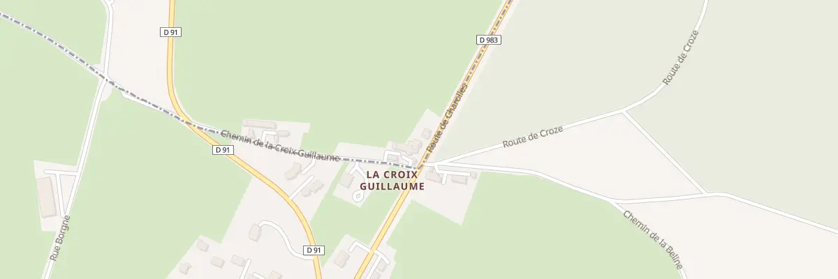 Plan du 4280 Rte de Charolles à La Guiche