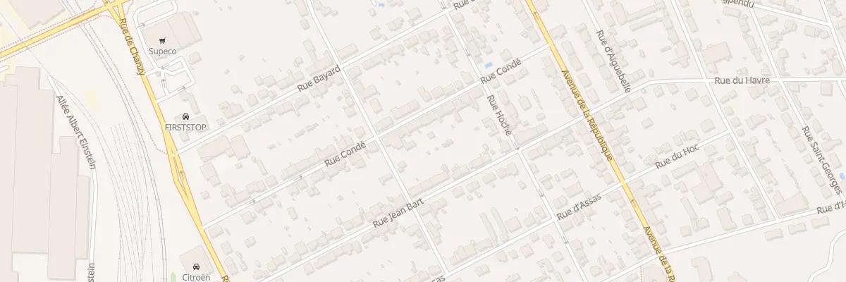 Plan du 32 Rue Condé au Creusot