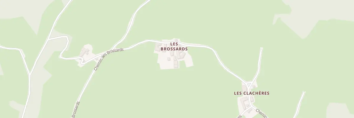 Plan du 868 Che des Brossards à Saint-Igny-de-Vers