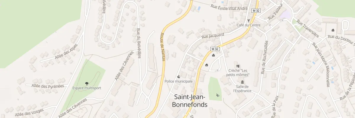 Plan du 2 Rue Claude François Revollier à Saint-Jean-Bonnefonds