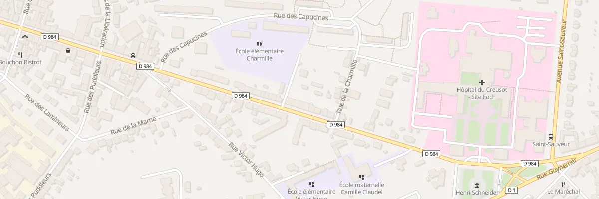Plan du 147 Rue Maréchal Foch au Creusot
