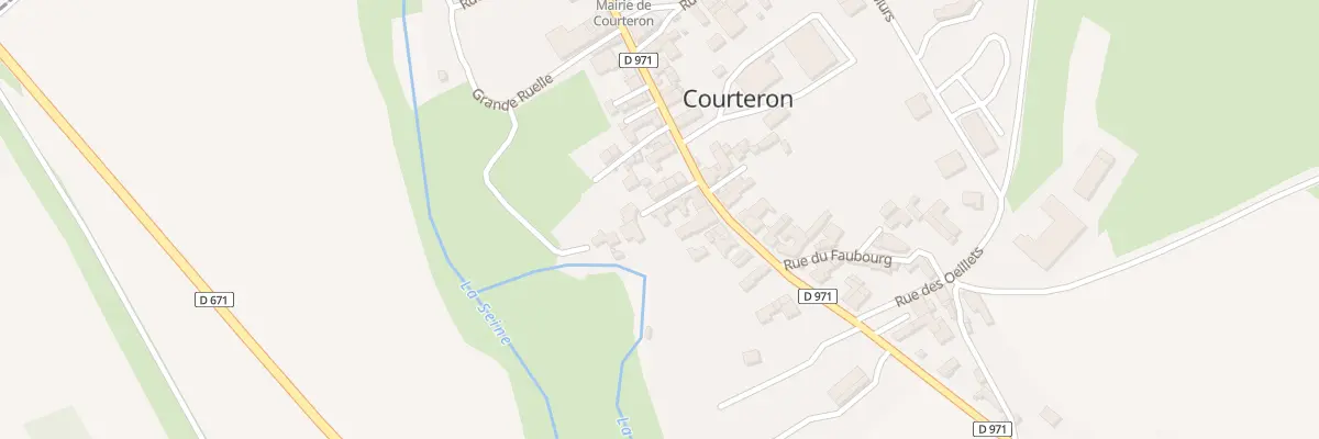 Plan du 9001 Rle du Moulin à Courteron