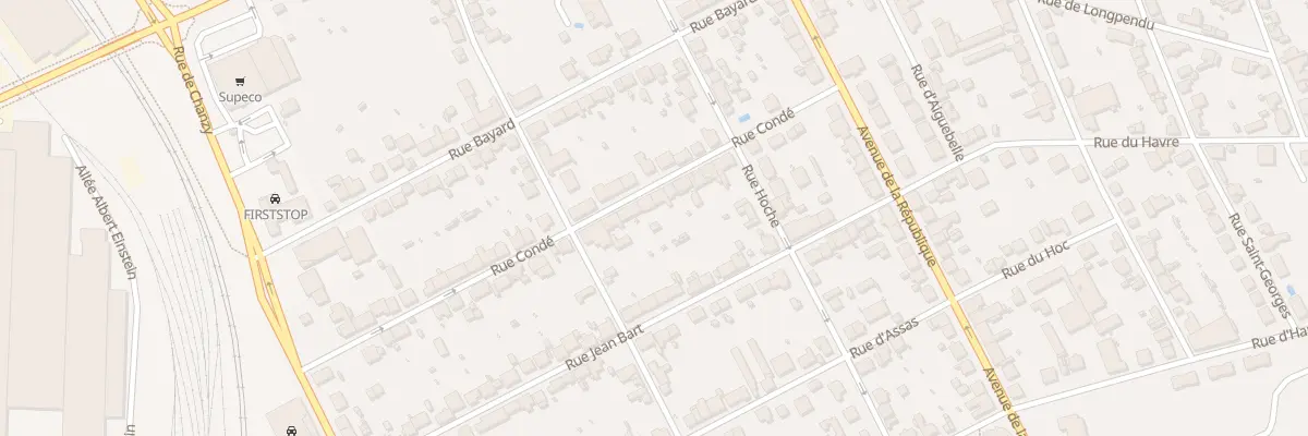 Plan du 34 Rue Condé au Creusot