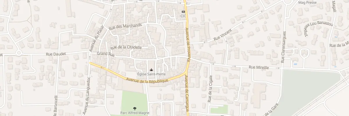 Plan du 4 Rue du Marché à Marguerittes