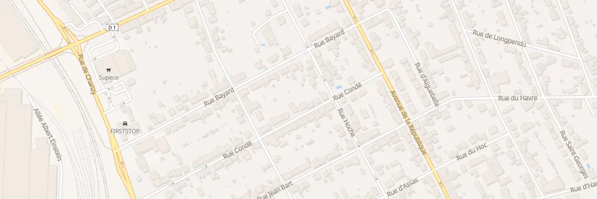 Plan du 43 Rue Condé au Creusot