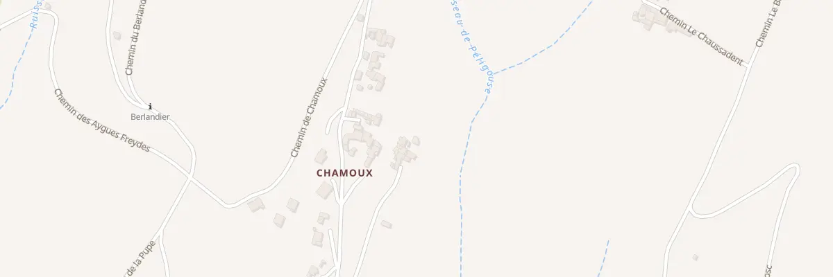 Plan du 6158 Hameau de Chamoux à Vesseaux