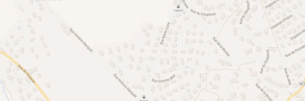 Plan du 17 Rue Marie Curie à Sorbiers
