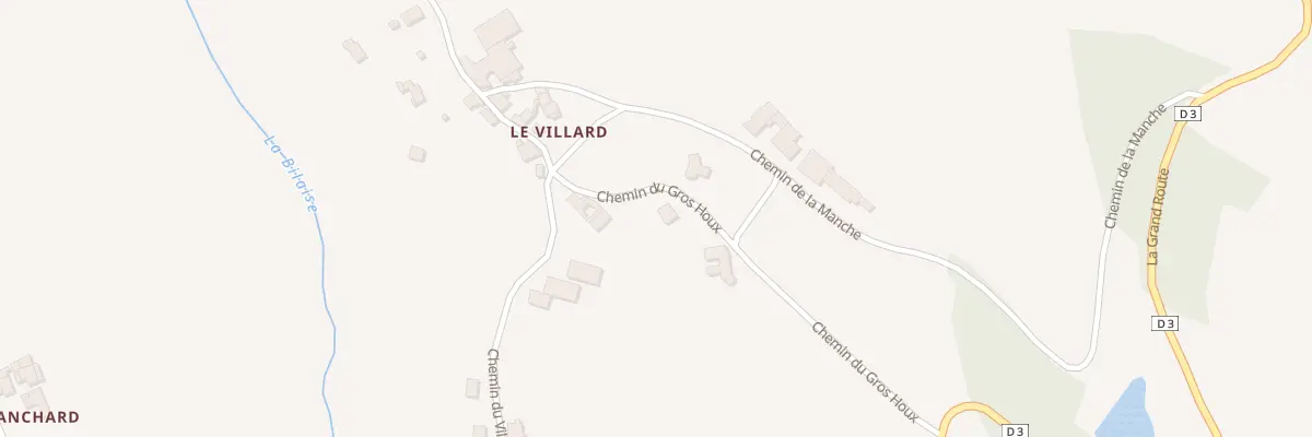 Plan du 84 Che du Gros Houx à Grammond