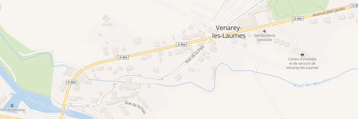 Plan du 53 Av Jean Jaurès à Venarey-les-Laumes