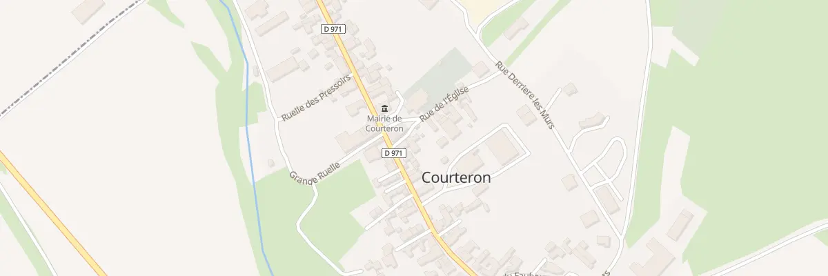 Plan du 4 Rue de l’Eglise à Courteron