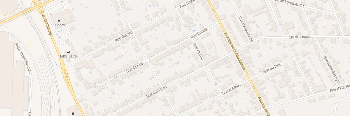 Plan du 34B Rue Condé au Creusot