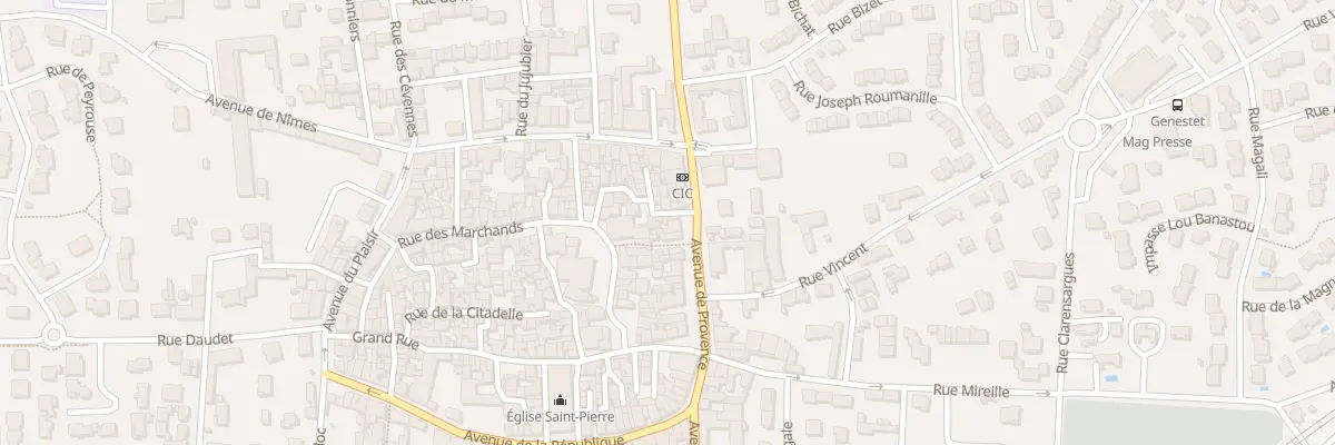 Plan du 16 Rue du Moulin à Marguerittes