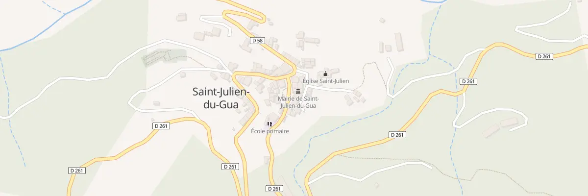 Plan du 5028 Le Village à Saint-Julien-du-Gua