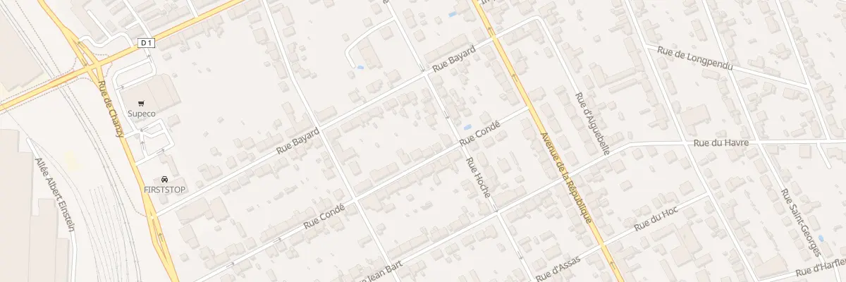 Plan du 45 Rue Condé au Creusot