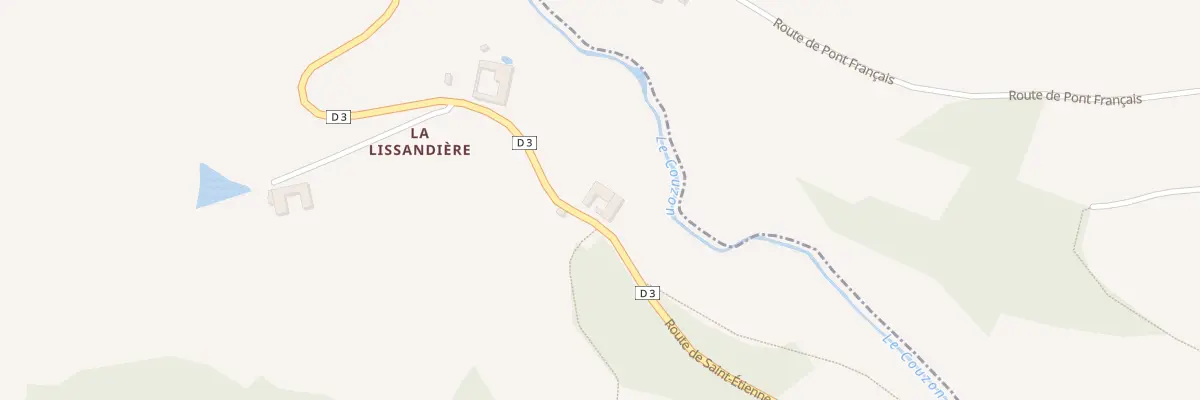 Plan du 605 Rte de Saint Etienne à Saint-Denis-sur-Coise