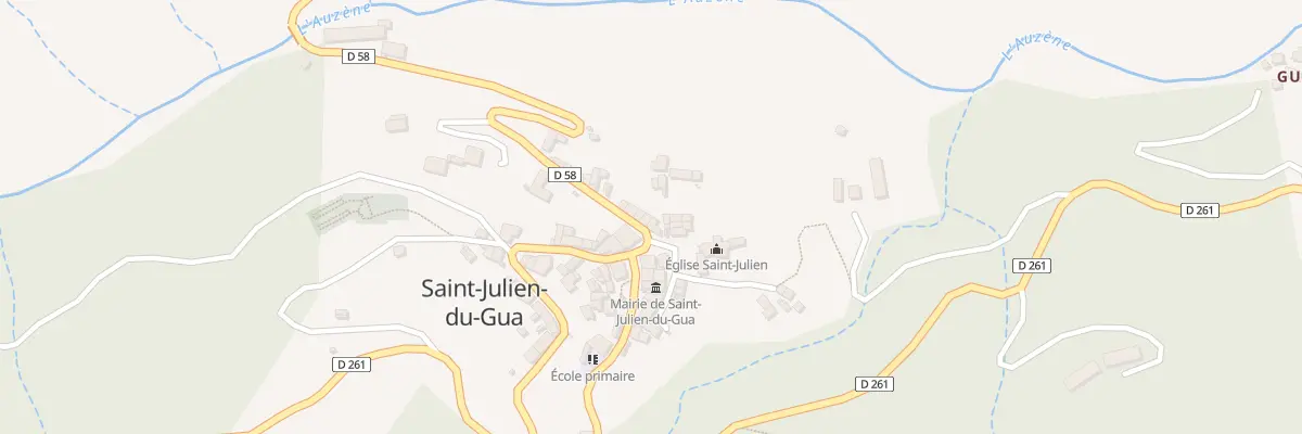 Plan du 5017 Le Village à Saint-Julien-du-Gua