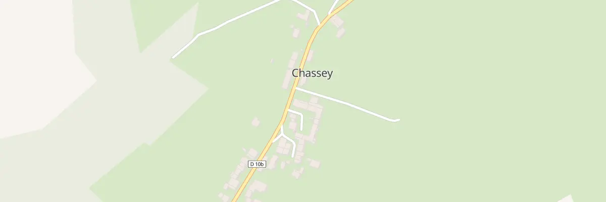 Plan du 1 Cour du Château à Chassey