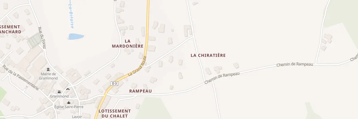 Plan du 98 Mte de la Chiratiere à Grammond