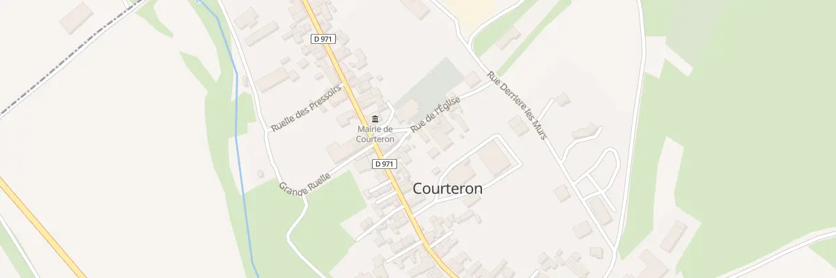 Plan du 6 Rue de l’Eglise à Courteron