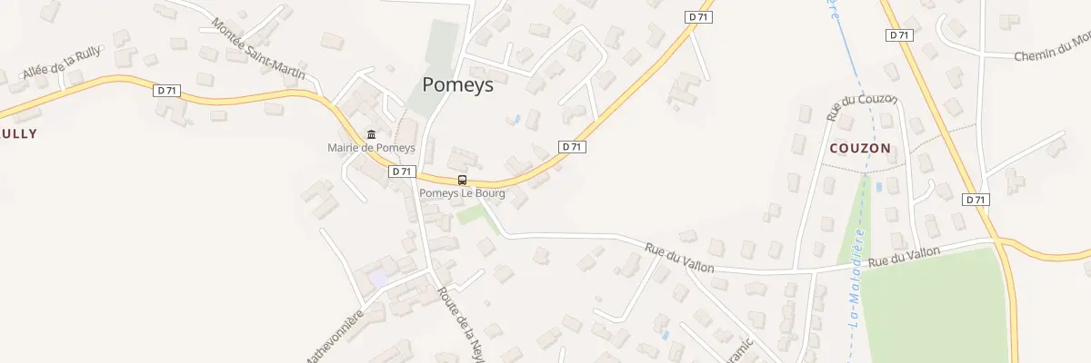 Plan du 307 Rue du Tilleul à Pomeys