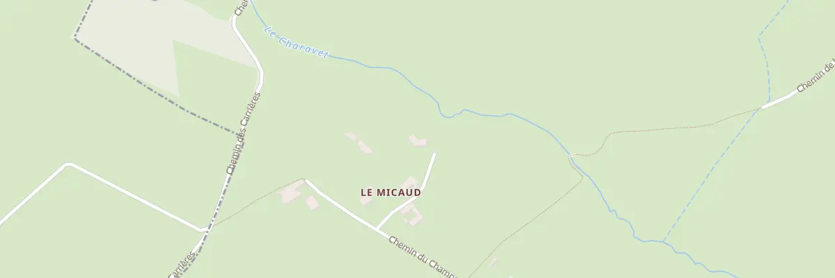 Plan du 125 Che du Micaud à Souzy