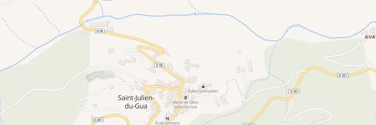 Plan du 5024 Le Village à Saint-Julien-du-Gua