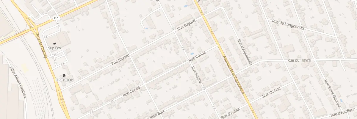 Plan du 45B Rue Condé au Creusot