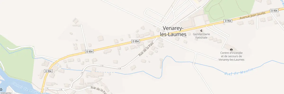 Plan du 51 Av Jean Jaurès à Venarey-les-Laumes