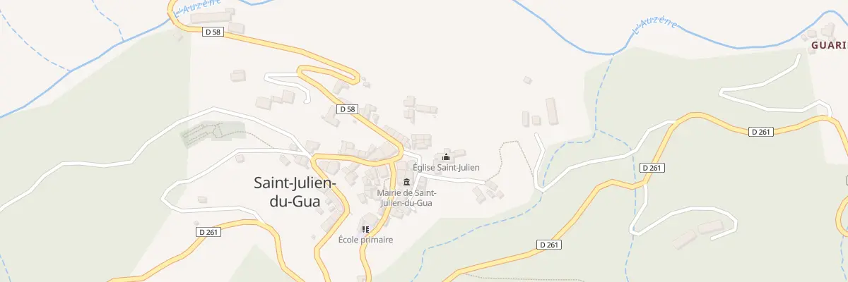 Plan du 5019 Le Village à Saint-Julien-du-Gua