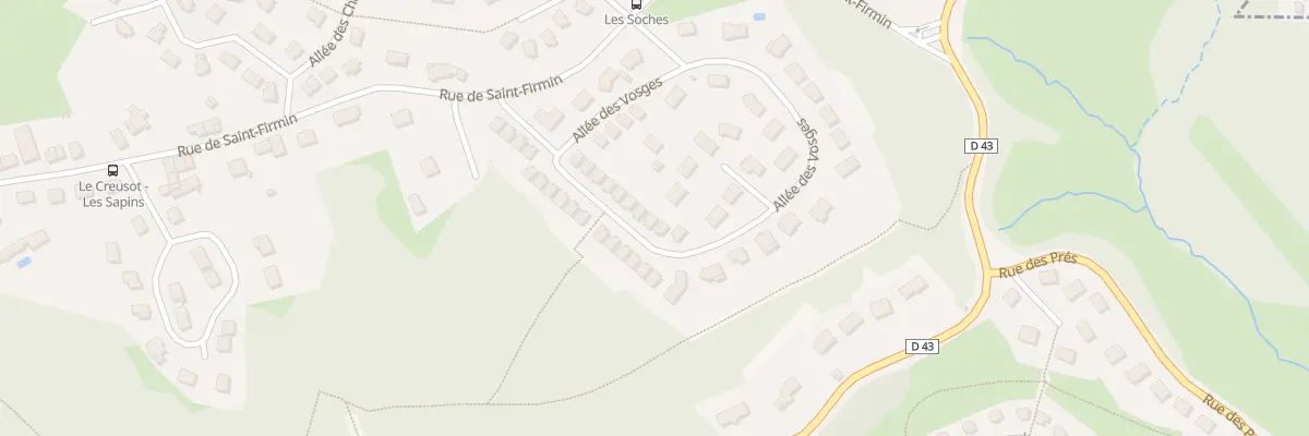 Plan du 24 All des Vosges au Creusot