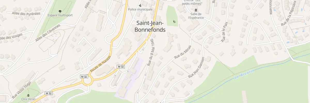 Plan du 3 Rue du Huit Mai 1945 à Saint-Jean-Bonnefonds
