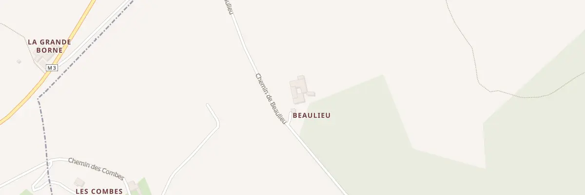 Plan du 381 Che de Beaulieu à Saint-Christo-en-Jarez