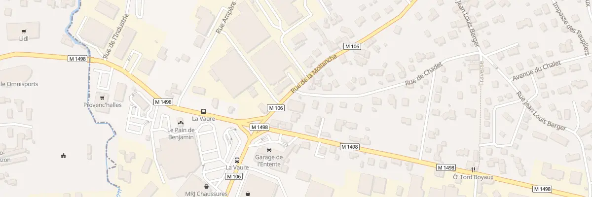 Plan du 11 Rue de Chadet à Sorbiers