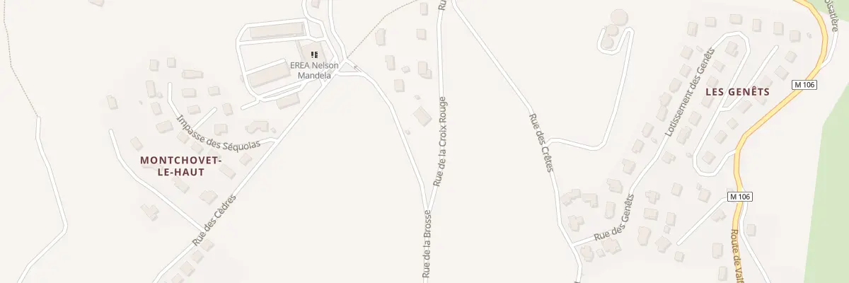 Plan du 1 Rue de la Croix Rouge à Sorbiers
