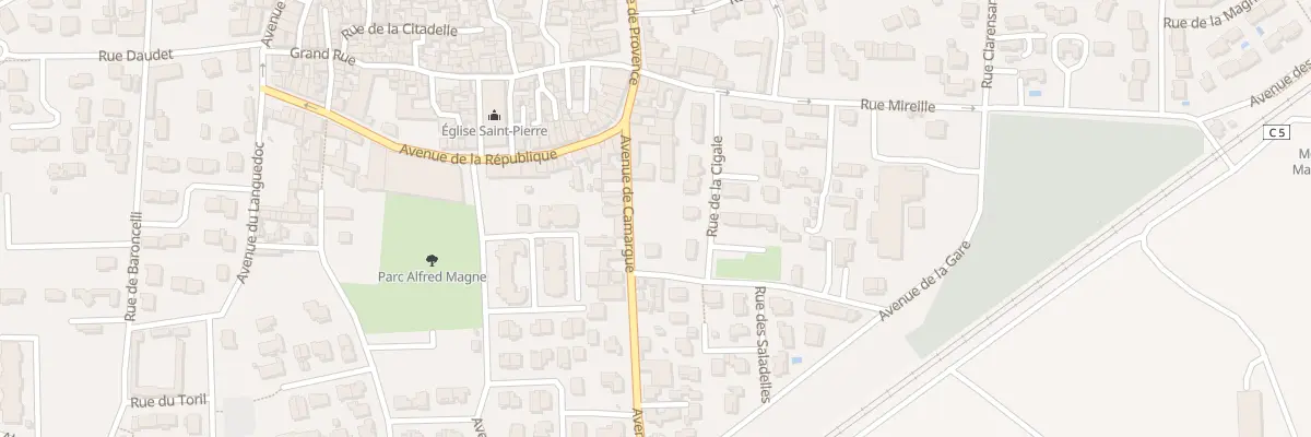 Plan du 1B Rue des Tamaris à Marguerittes