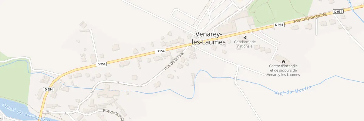 Plan du 3 Rue de la Paix à Venarey-les-Laumes