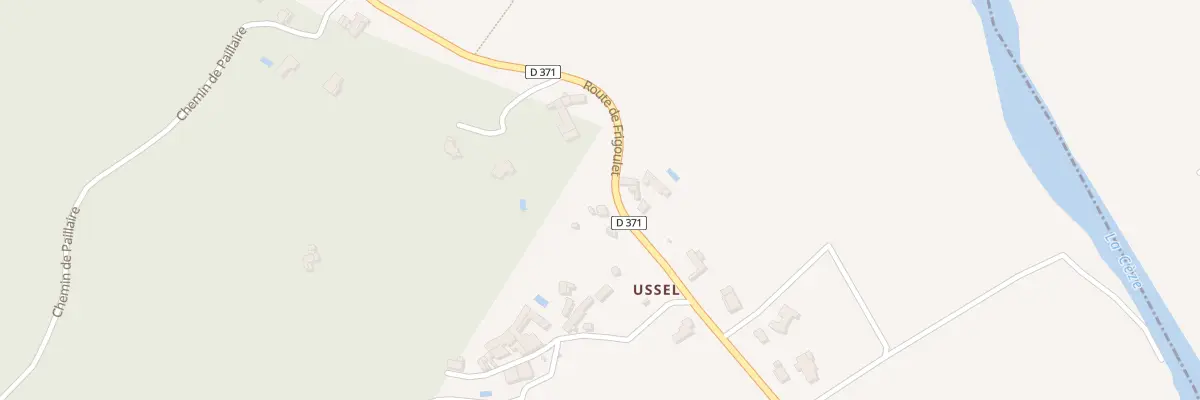 Plan du 2743 Rte de Frigoulet à Goudargues