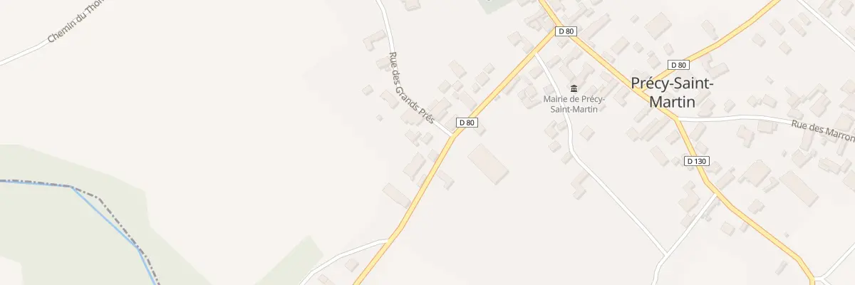 Plan du 1 Rue des Grands Pres à Précy-Saint-Martin