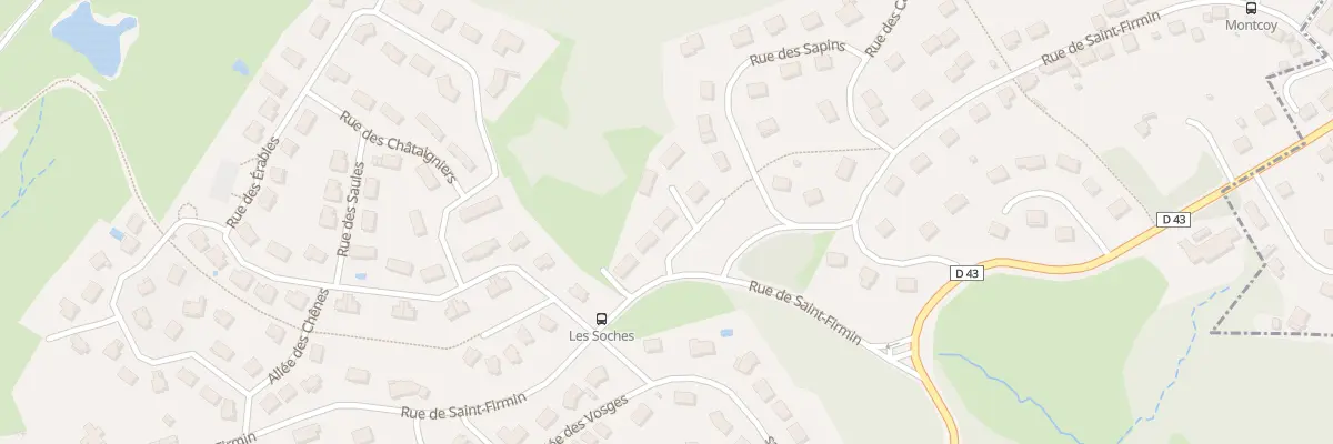 Plan du 5 All des Ormes au Creusot
