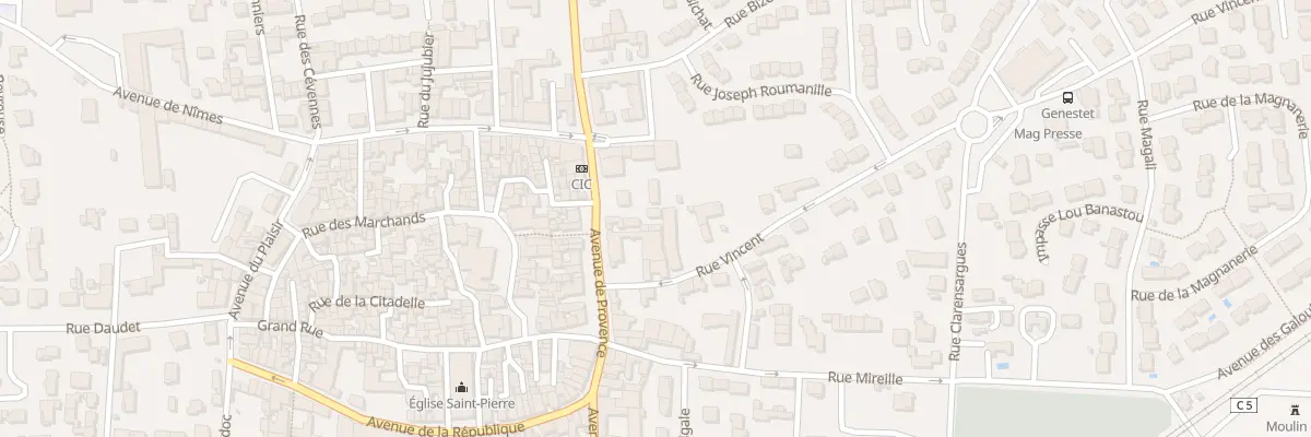 Plan du 3 Rue Vincent à Marguerittes