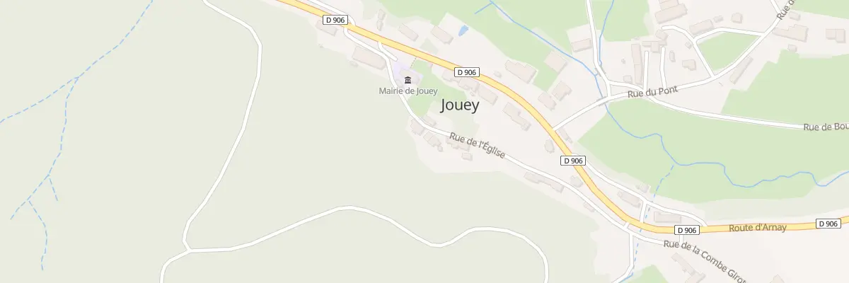 Plan du 5168 Jouey à Jouey