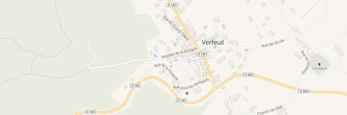 Plan du 5155 Le Village à Verfeuil