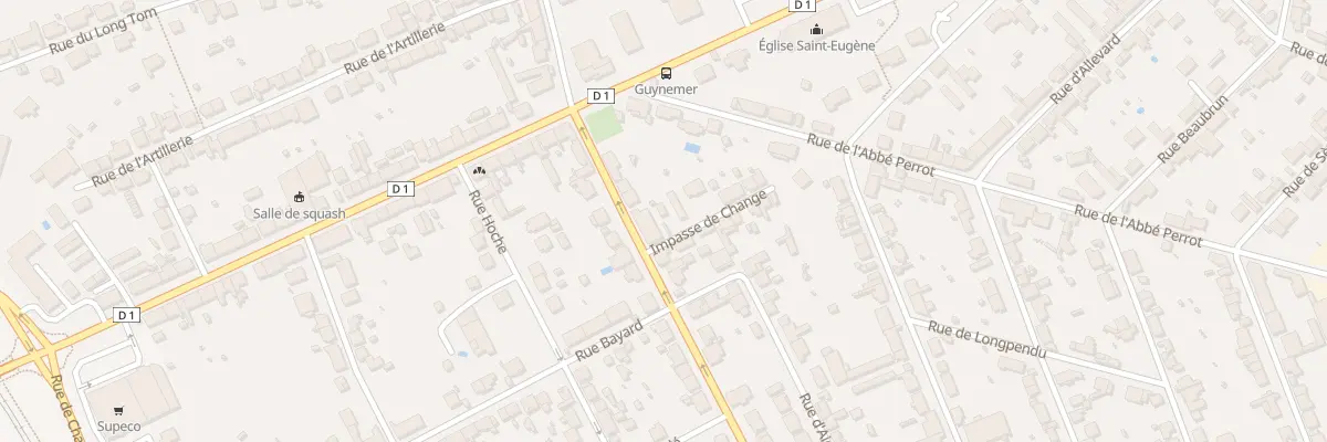 Plan du 13 Av de la République au Creusot