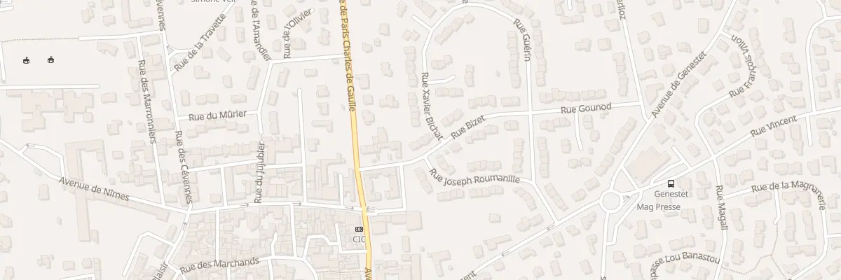 Plan du 24 Rue Bizet à Marguerittes
