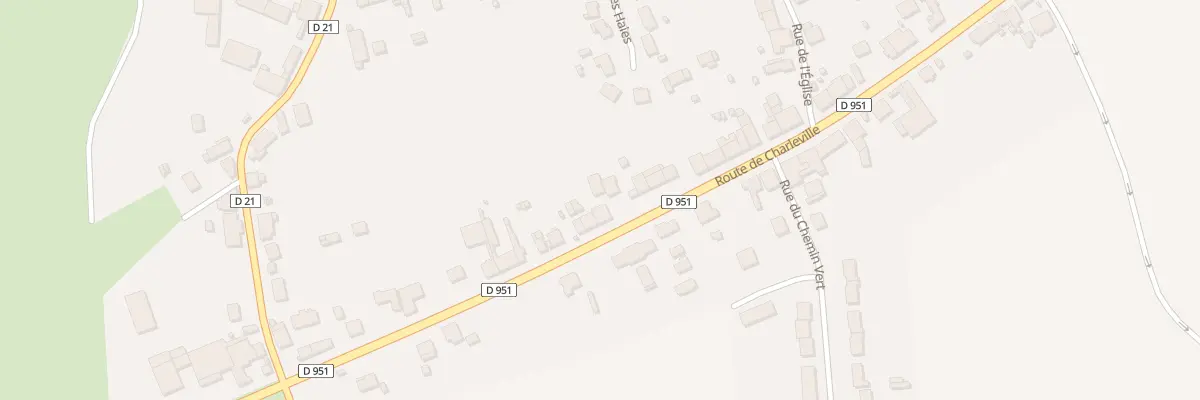 Plan du 25 Rte de Charleville à Novy-Chevrières